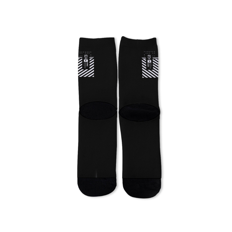 Black Amigo Chino Cozy Flex Long Socks