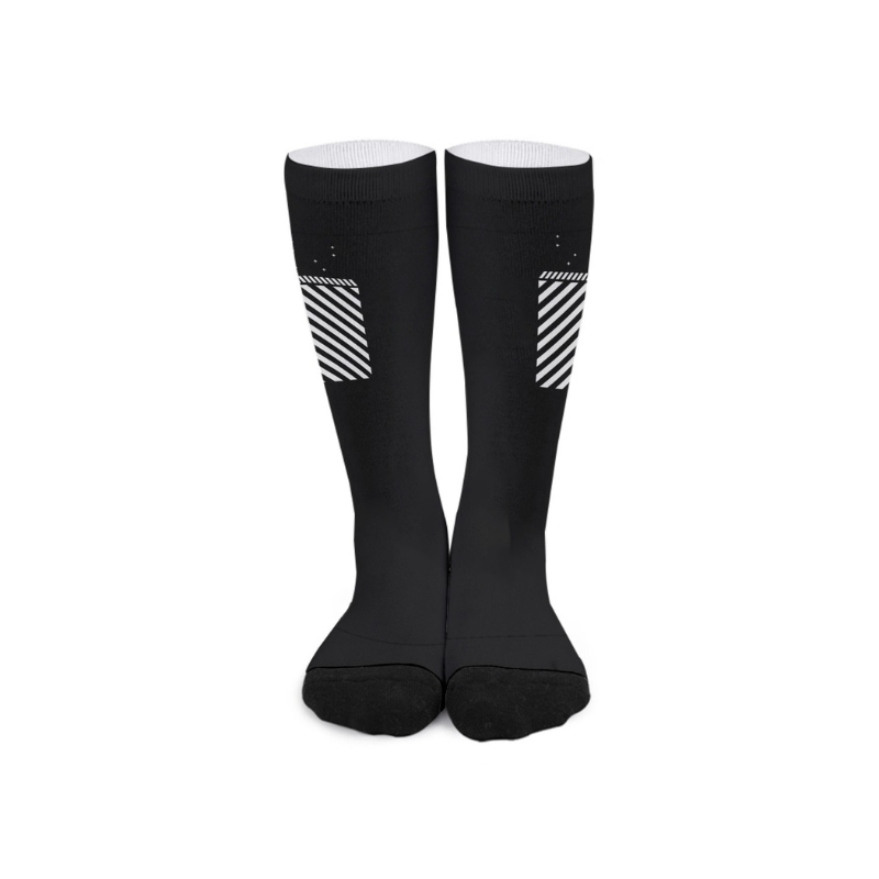 Black Amigo Chino Cozy Flex Long Socks